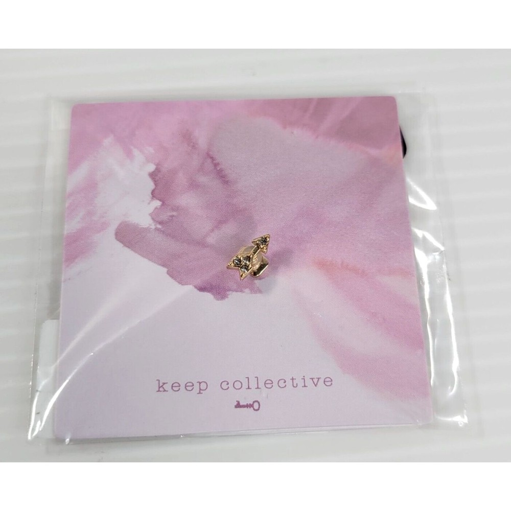 KEEP Collective Keepsake Arrow Gold Charm for Stella Dot Bracelet Charm RETIRED